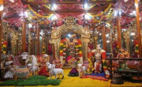 Goda Kalyanam Goda Kalyanam is celebrated at the end of Dhanurmasam to mark the marriage of Goda devi
